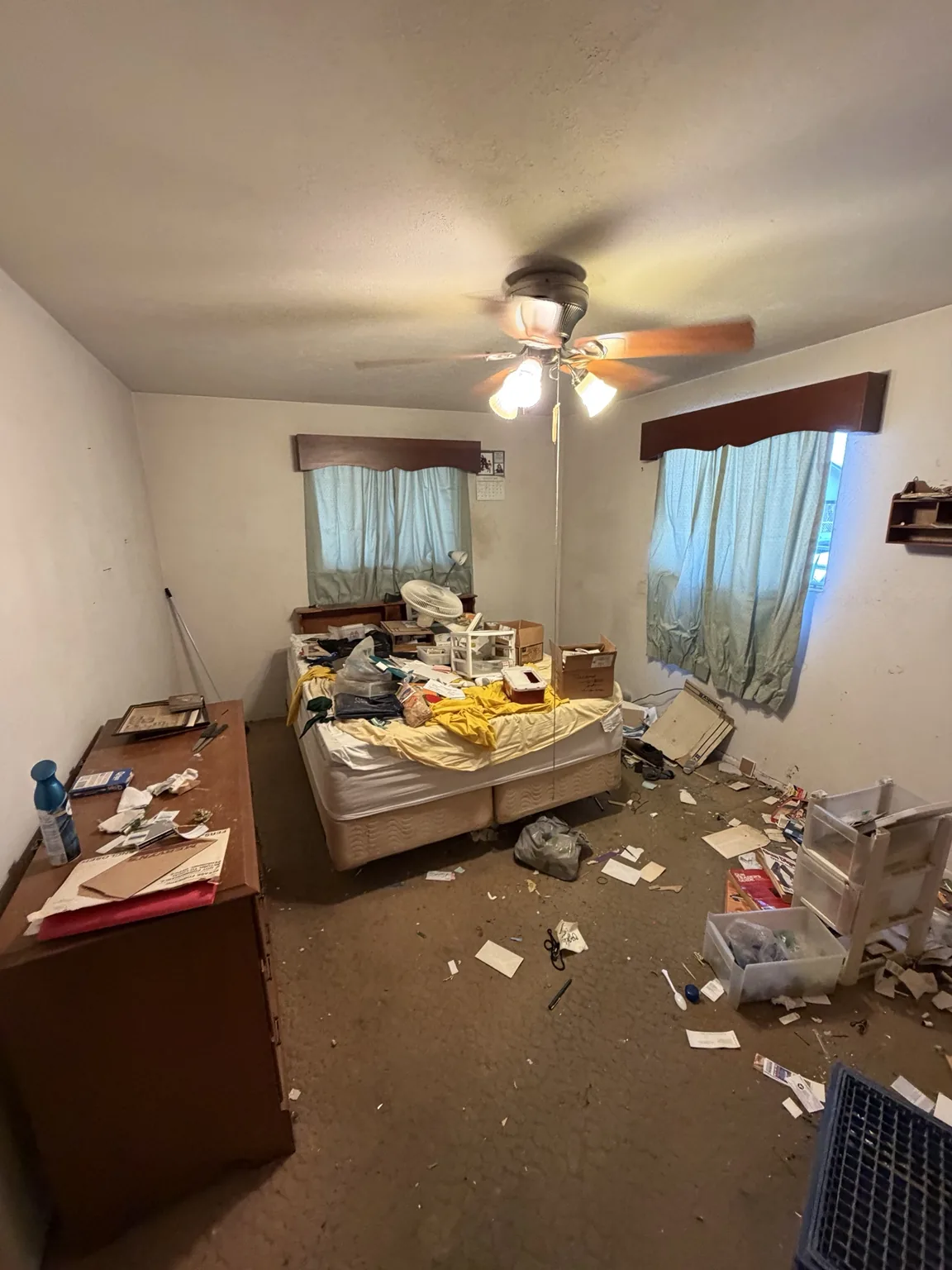 Residential cleanout before